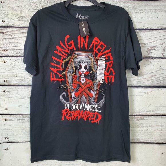 Falling in Reverse “I’m Not a Vampire Revamped” Band Tee Size M - Picture 1 of 7